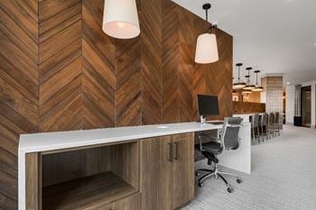 Business center with micro-offices and conference rooms